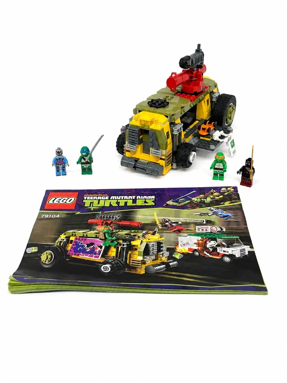 LEGO Teenage Mutant Ninja Turtles: The Shellraiser Street Chase 79104 Incomplete